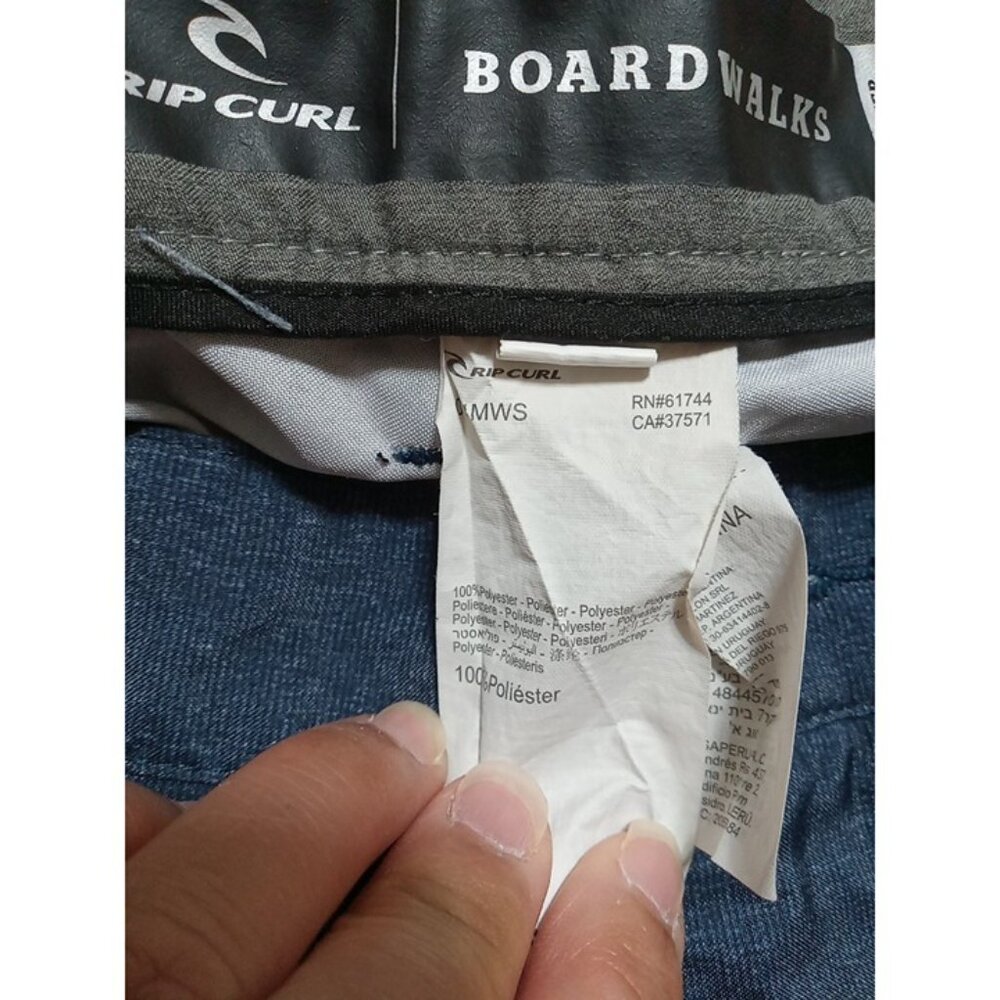 RIP CURL Shorts Mens 31 NAVY BLUE Preowned Summer Spring Used BOARDWALK Swim - Picture 6 of 8